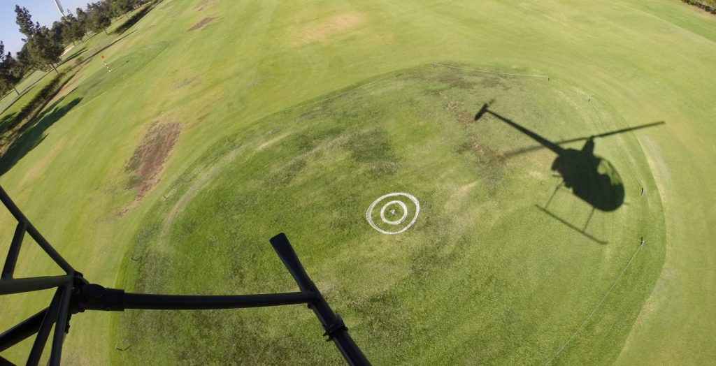 golf ball drop helicopter wide Helistream